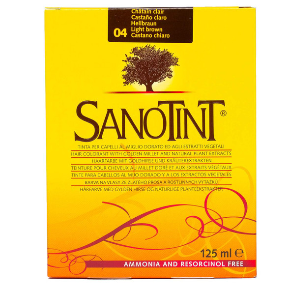 Sanotint Classic Hair Color 125ml Light Brown 04