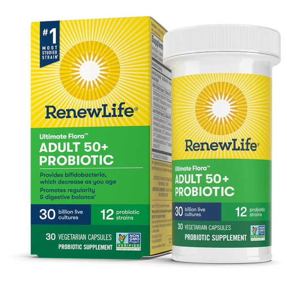 Renew Life Probiotic Ultimate Flora Adult 50 Plus 30B 30 Count