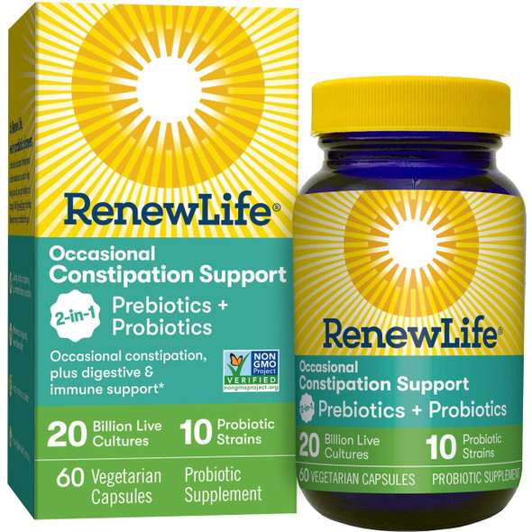 Renew Life Probiotic Return to Regular 60 Veg Capsules