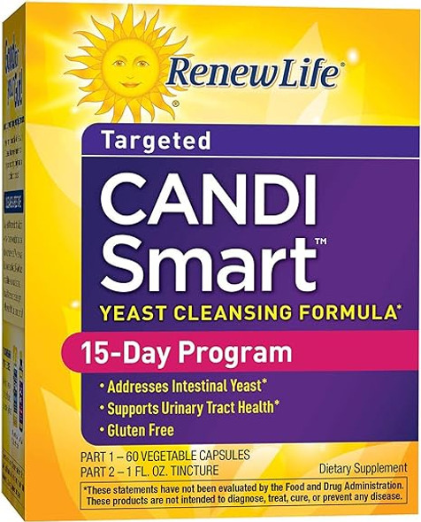 Renew Life Candismart  15Day Program 2 Part Kit