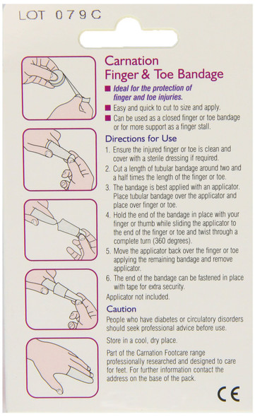 CARNATION Finger Toe Bandage 4 meter