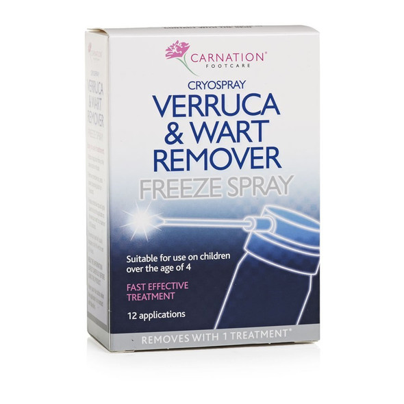 CARNATION Verruca and Wart Remover Freeze Spray 50 ml