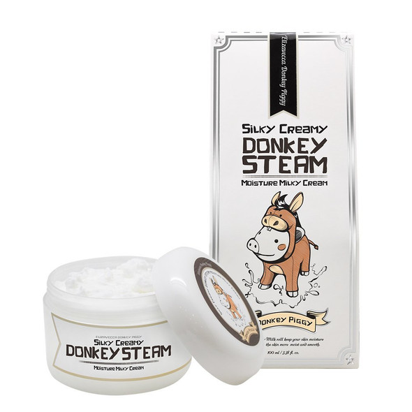 Elizavecca Silky Creamy Donkey Steam Moisture Milky Cream 3.4 Ounce
