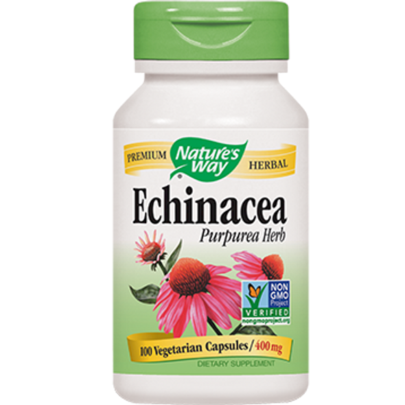 Natures Way Echinacea Purpurea Herb 400 mg 100 caps