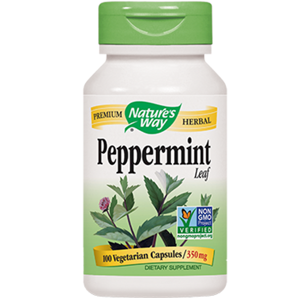 Natures Way Peppermint Leaves 400 mg 100 caps
