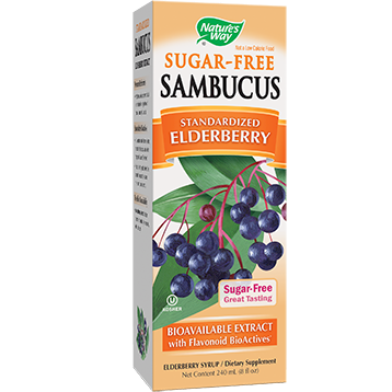 Natures Way Sambucus Sugar Free Syrup 8 oz
