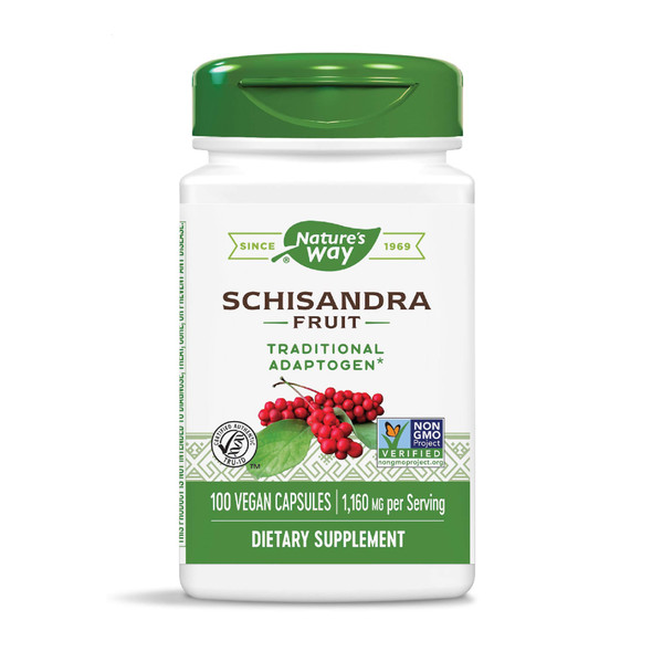 Natures Way Schizandra 580 mg 100 caps