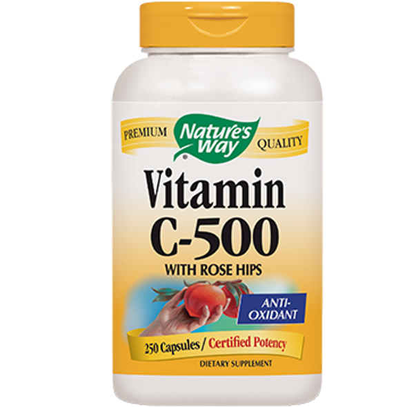 Nature's Way Vitamin C500 with Rose Hips 250 caps