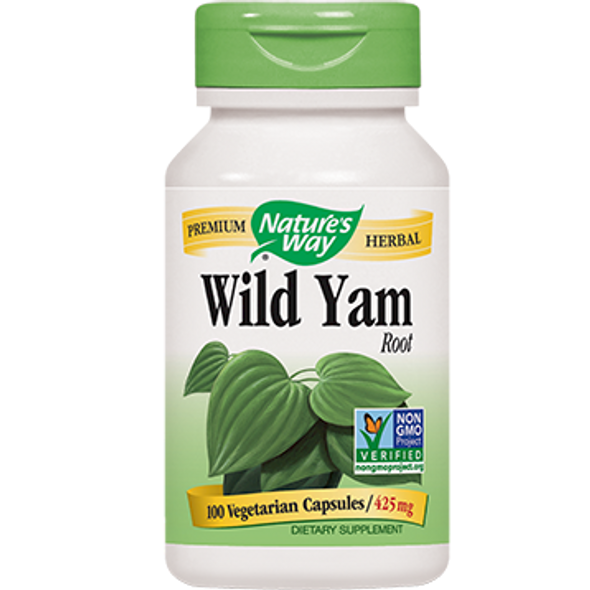 Natures Way Wild Yam Root 425 mg 100 caps