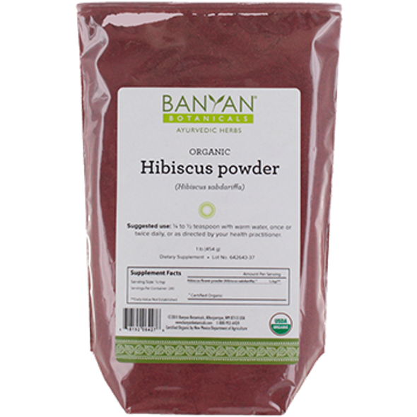 Banyan Botanicals Hibiscus Powder Organic 1 lb