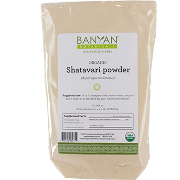Banyan Botanicals Shatavari Root Powder Organic 1 lb