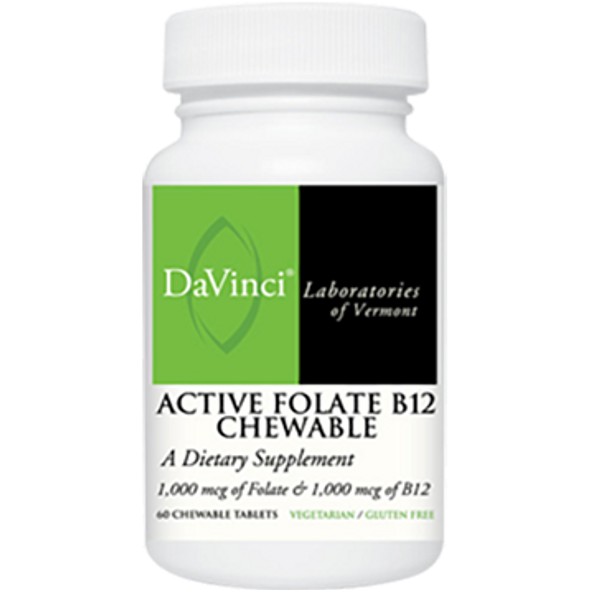 DaVinci Labs Active Folate B12 60 chews