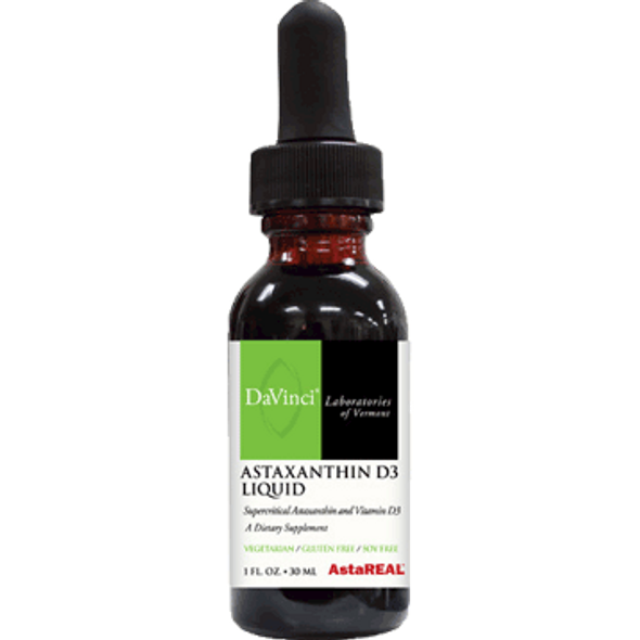 DaVinci Labs Astaxanthin D3 Liquid 1 oz