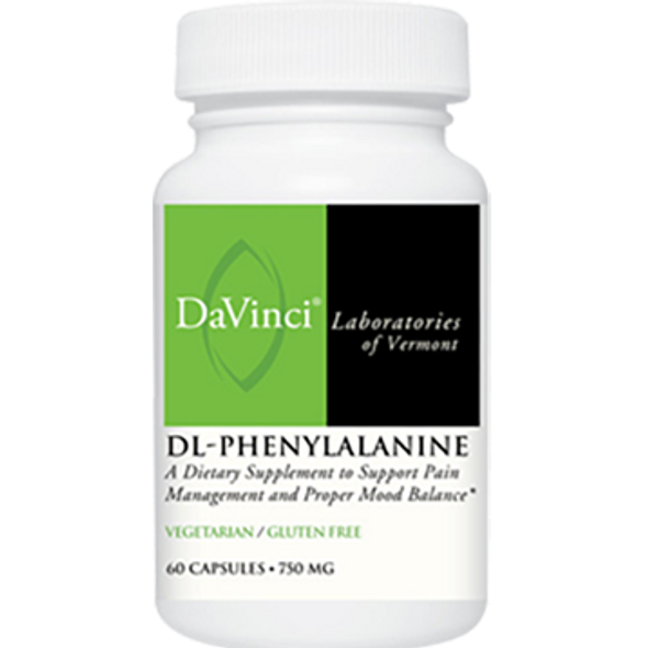 DaVinci Labs DLPhenylalanine 750 mg 60 vegcap