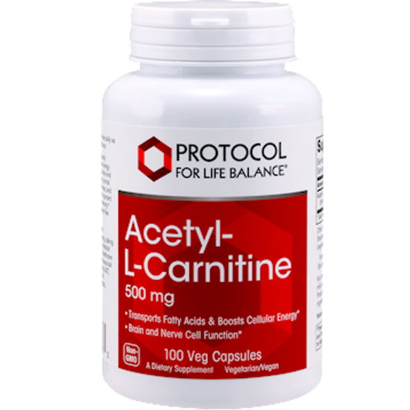 Protocol For Life Balance AcetylLCarnitine 500 mg 100 caps