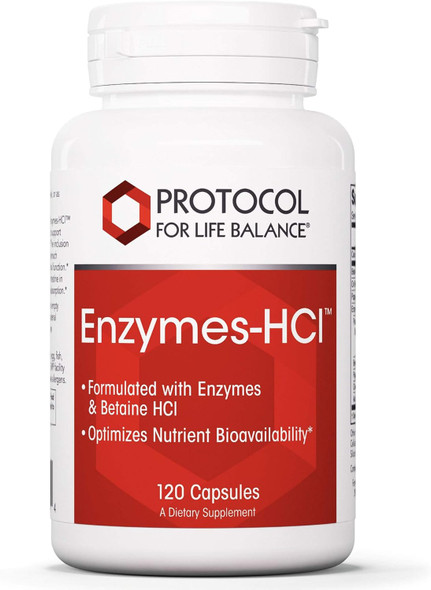Protocol For Life Balance Enzymeshcl 120 Caps