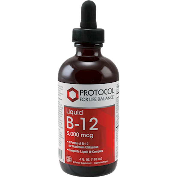 Protocol For Life Balance Liquid B12 5000 Mcg 4 Oz