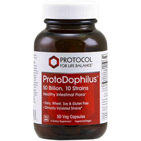 Protocol For Life Balance ProtoDophilus 50 Billion  50 vegetarian capsules