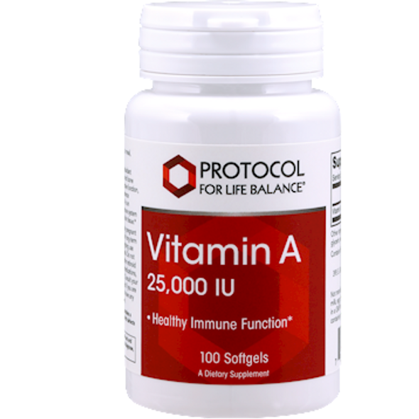 Protocol For Life Balance Vitamin A 25000IU 100 gels