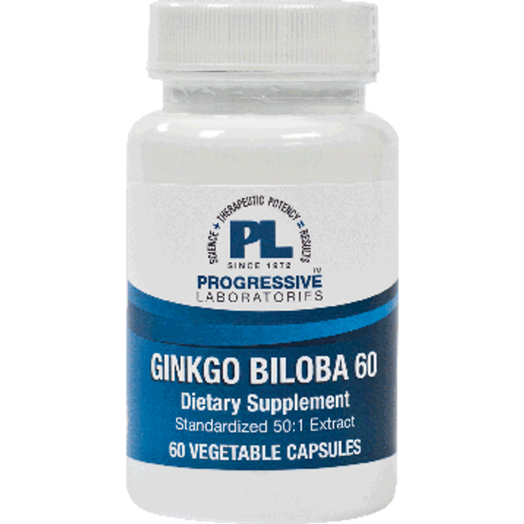 Progressive Labs Ginkgo Biloba 60 60 vegcaps