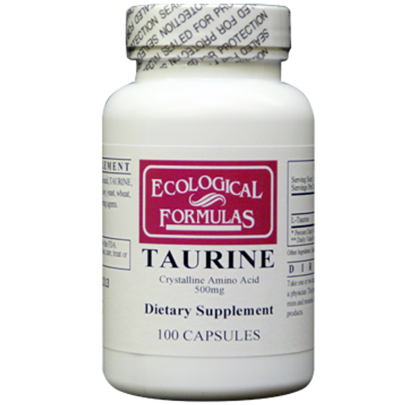 Ecological Formulas LTaurine 500 mg 100 caps