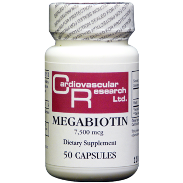 Ecological Formulas Megabiotin 7500 mcg  50 capsules