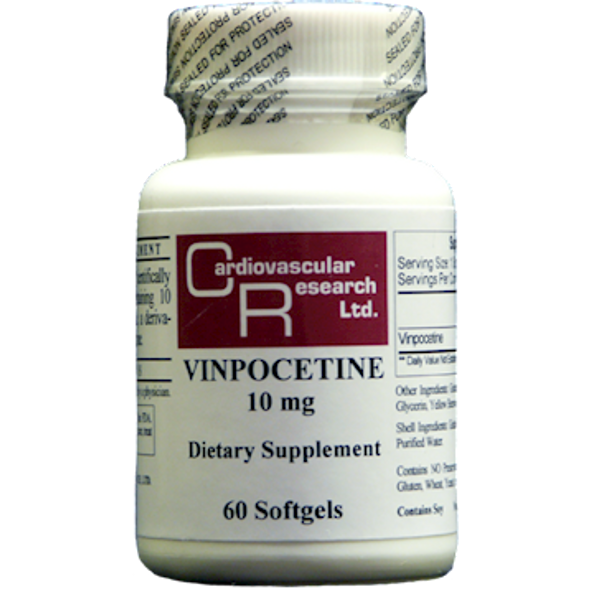 Ecological Formulas Vinpocetine 10mg 60 softgels