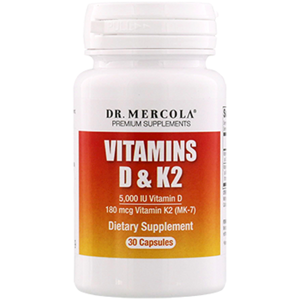 Dr. Mercola Vitamins D And K2 30 Caps