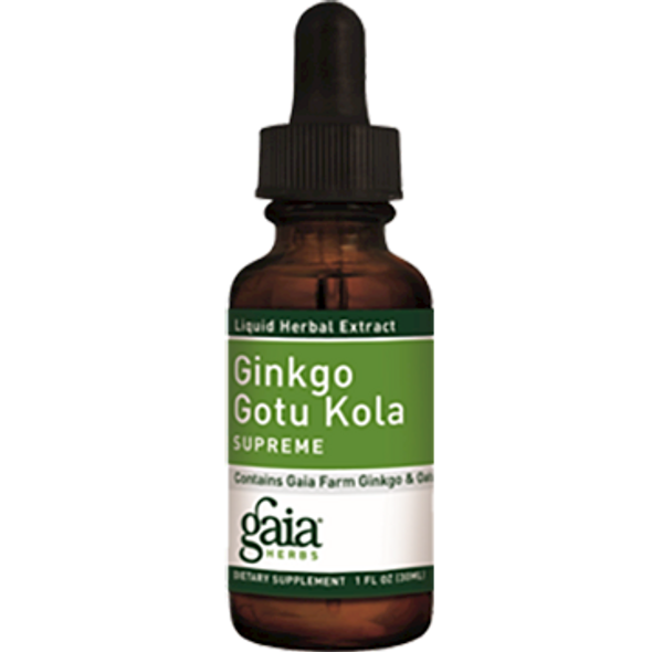Gaia Herbs Ginkgo Gotu Kola Supreme 4 oz