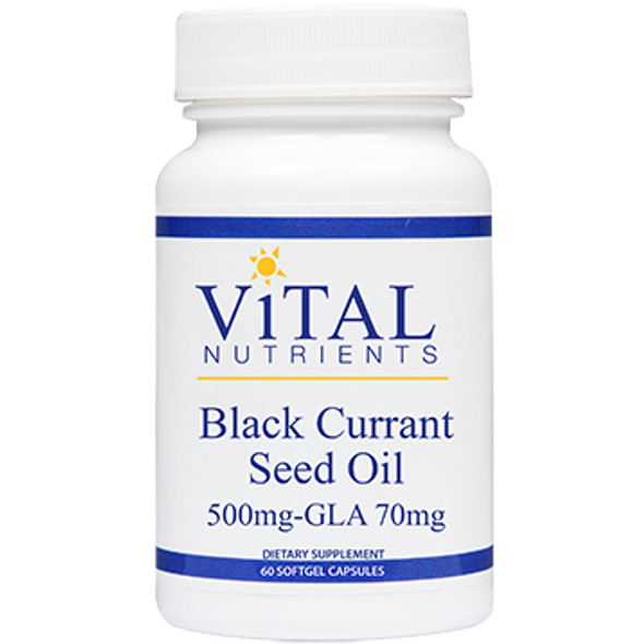 Vital Nutrients Black Currant Seed Oil 100 gels