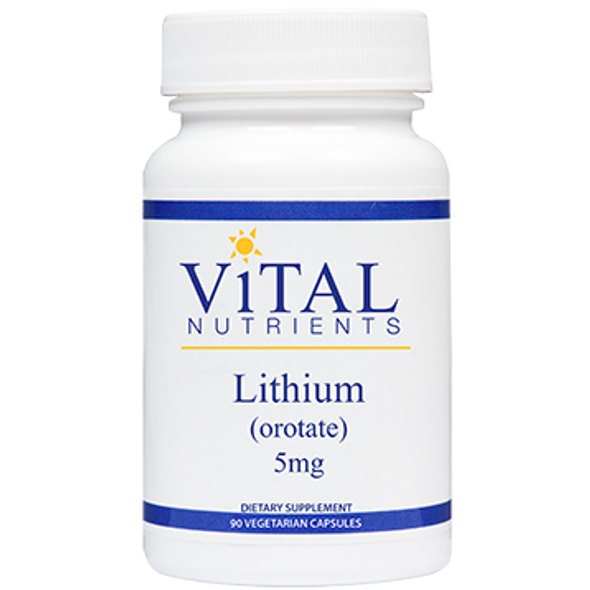 Vital Nutrients Lithium orotate 5 mg 90 caps