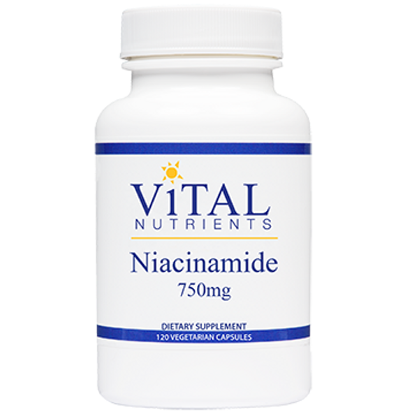 Vital Nutrients Niacinamide 750 mg 120 caps