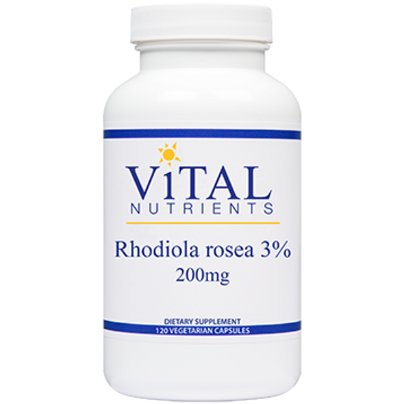 Vital Nutrients Rhodiola rosea 3 200 mg 120 vegcaps