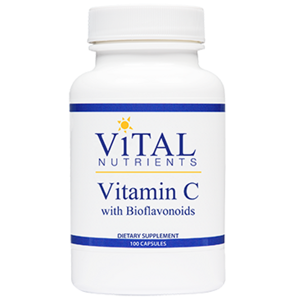 Vital Nutrients Vitamin C w/Bioflavonoids 500 mg 100caps