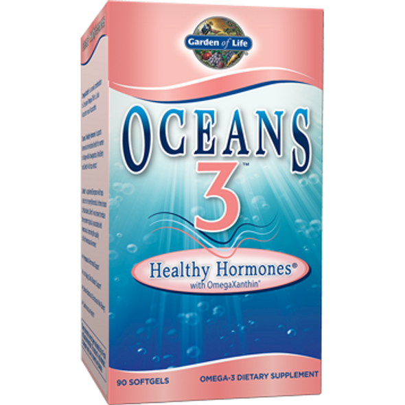 Garden of Life Oceans 3 Healthy Hormone 90 gels