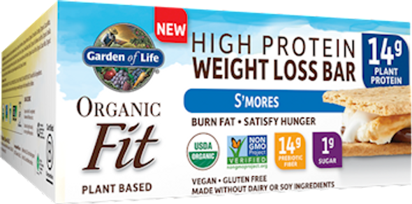 Garden of Life Organic Fit Bar Smores 12 bars