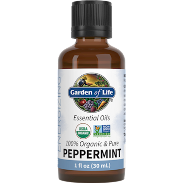 Garden of Life Peppermint Essential Oil Org 1 fl oz