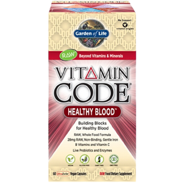 Garden of Life Vitamin Code Healthy Blood 60 vcaps