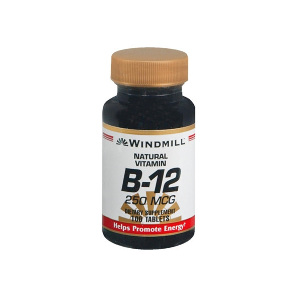 Windmill Vitamin B-12 250 Mcg Tablets 100 Tablets