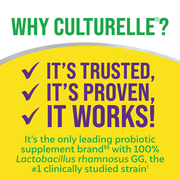 Culturelle Pro Strength Daily Probiotic Digestive Health Capsules Naturally Sourced Probiotic Strain Proven to Support Digestive and Immune Health Gluten  Soy Free NonGMO 60 Count