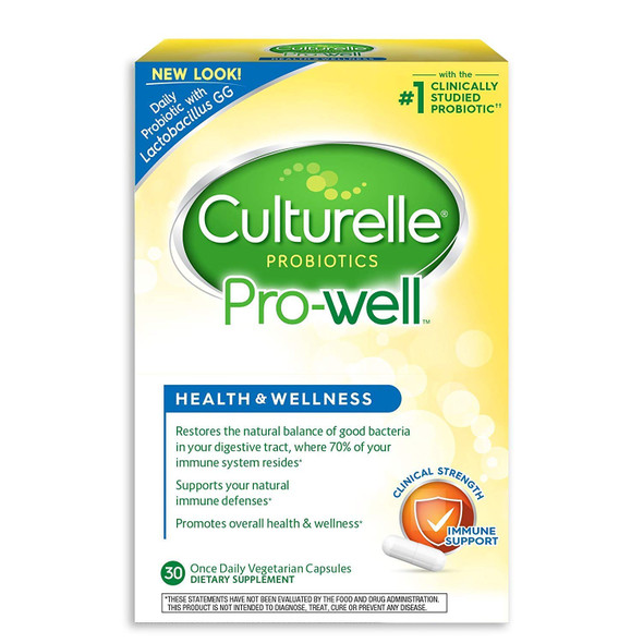 Culturelle Natural Health  Wellness Capsules 30 ea