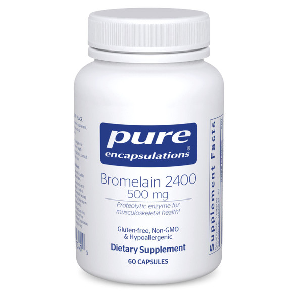 Pure Encapsulations Bromelain 2400 500 mg 60 vcaps