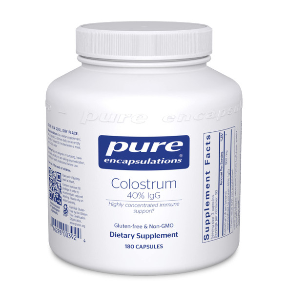 Pure Encapsulations Colostrum 40 Igg 450 Mg 180 Vegcap