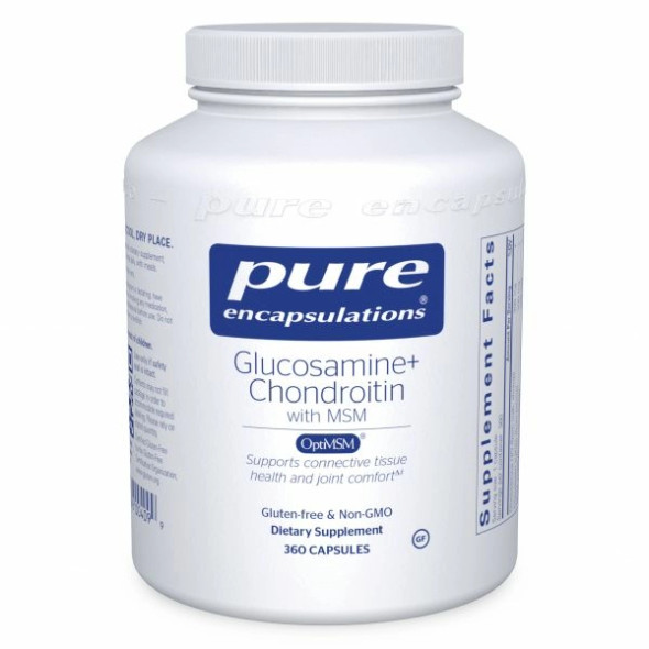 Pure Encapsulations Glucosamine Chondroitin w/MSM 360 caps