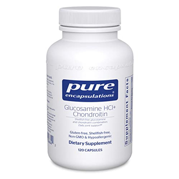 Pure Encapsulations Glucosamine HCl Chondroitin 120 vcaps
