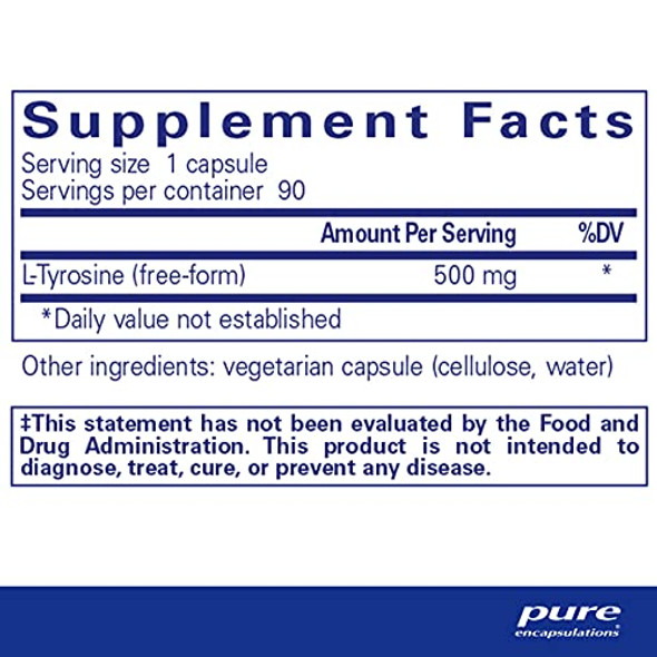 Pure Encapsulations lTyrosine 90 caps