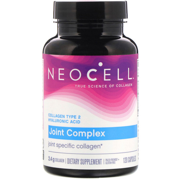 NeoCell Joint Complex, Type 2 Hydrolyzed Collagen Plus Joint & Cartilage Support - 120 Capsules