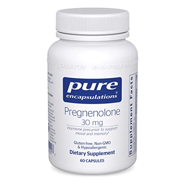 Pure Encapsulations Pregnenolone 30 mg 60 vcaps