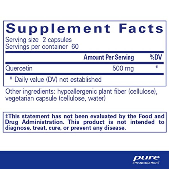 Pure Encapsulations Quercetin 250 mg 60 vcaps