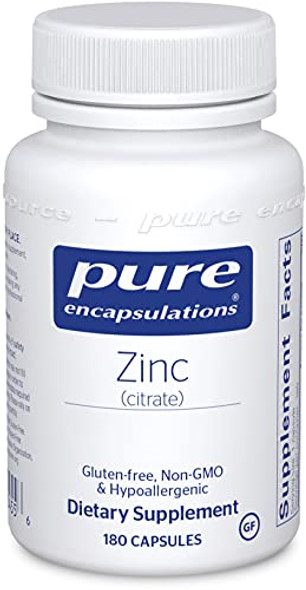 Pure Encapsulations Zinc citrate 180 vcaps
